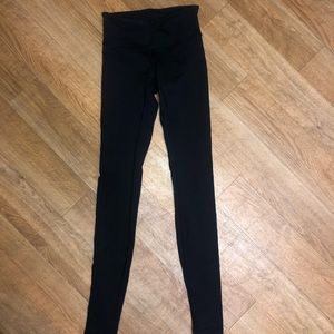 Black Lululemon Wunder Under Pants! 28inch!